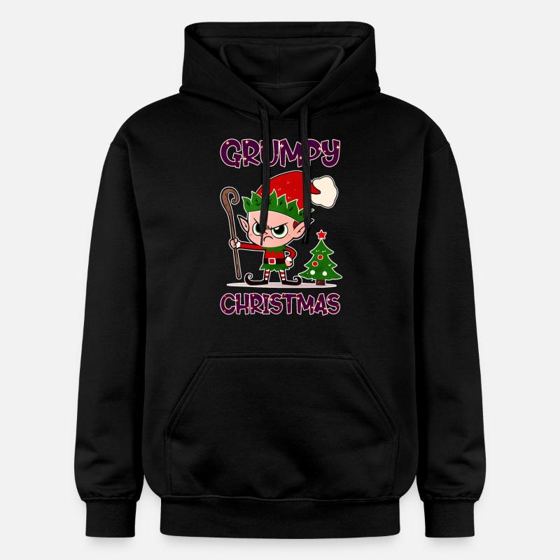 Elfe de Noël - Sweat à capuche Softstyle® Gildan Unisexe - noir