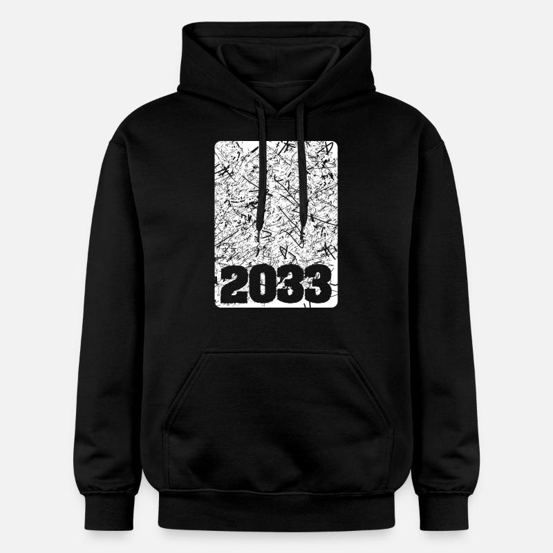 Année 2033 - Sweat à capuche Softstyle® Gildan Unisexe - noir