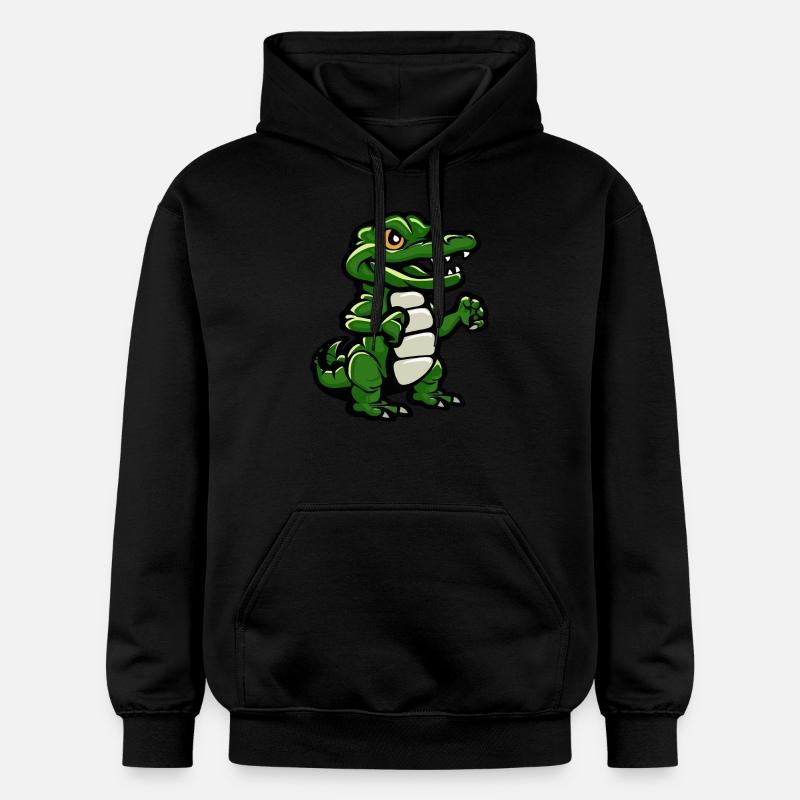 Bande dessinée Alligator - Sweat à capuche Softstyle® Gildan Unisexe - noir