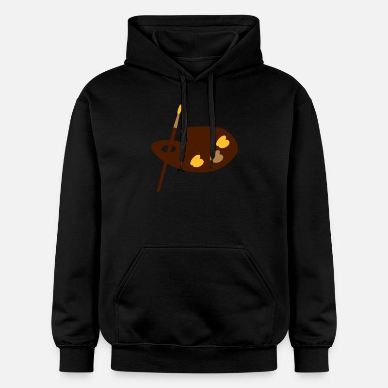 Farbe Maler - Gildan Unisex Softstyle® Midweight Hoodie - Schwarz