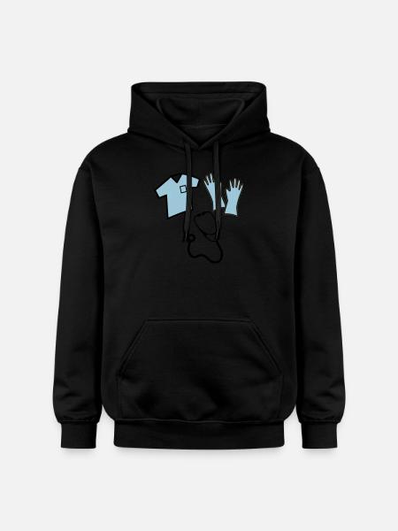 Infirmière - Sweat à capuche Softstyle® Gildan Unisexe - noir