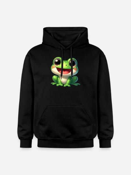 Frog / Frosch - Gildan Unisex Softstyle® Midweight Hoodie - Schwarz