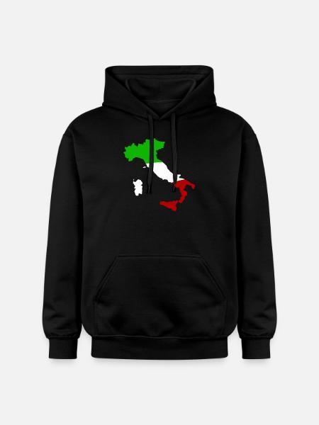 Italy Country - Gildan Unisex Softstyle® Midweight Hoodie - black