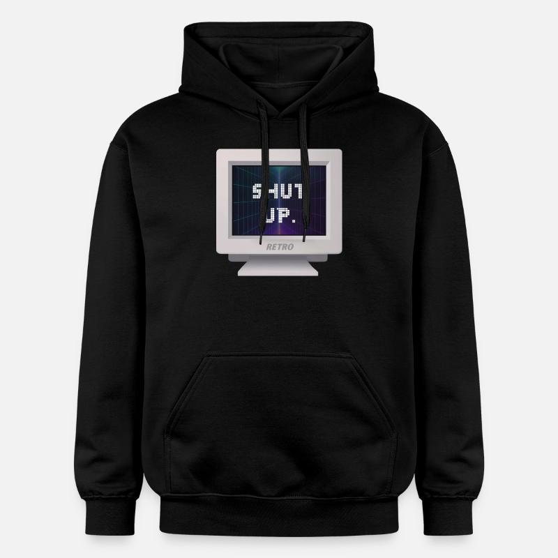 CRT Design - Shut Up - Sweat à capuche Softstyle® Gildan Unisexe - noir