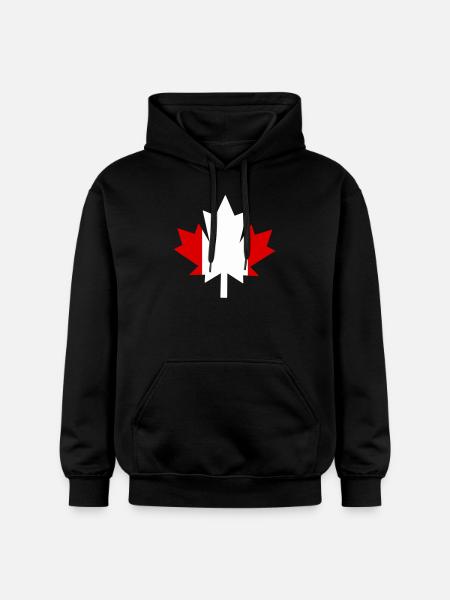 Canada Canada Maple Leaf - Gildan Unisex Softstyle® Midweight Hoodie - black