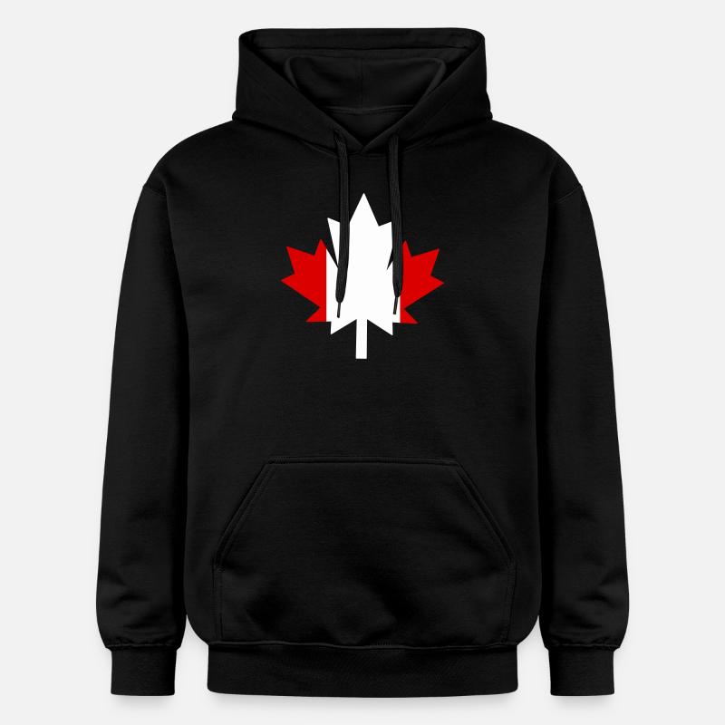Canada Canada Feuille d’érable - Sweat à capuche Softstyle® Gildan Unisexe - noir