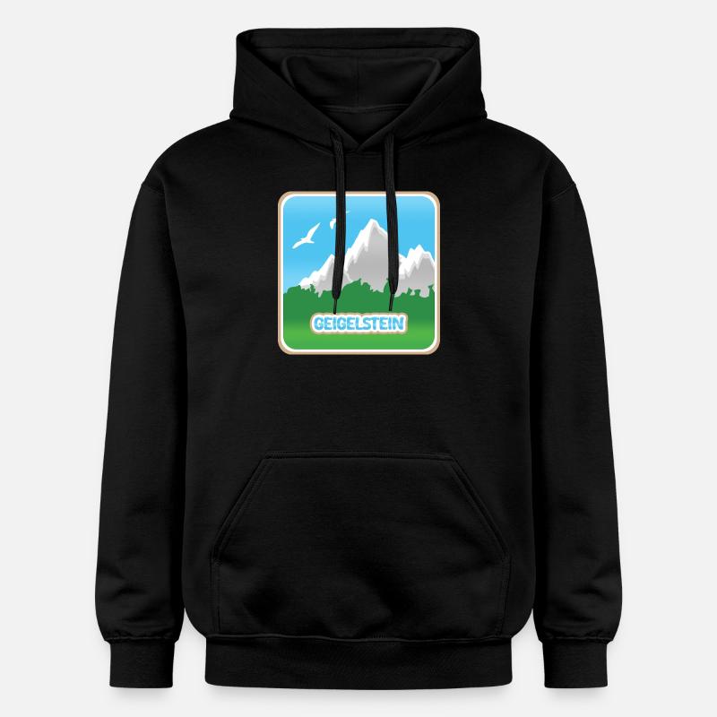Geigelstein - Sweat à capuche Softstyle® Gildan Unisexe - noir