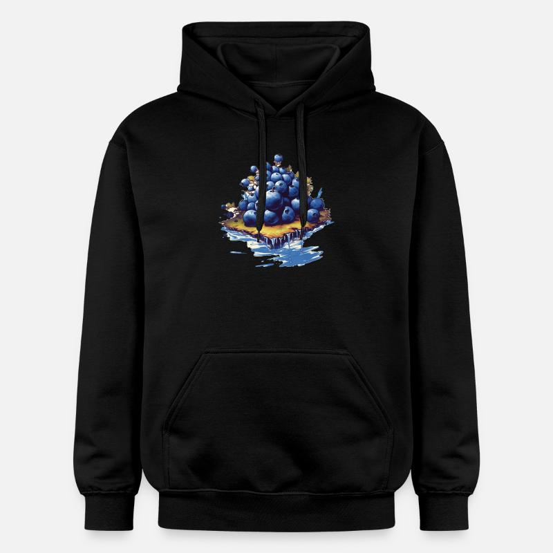 Myrtille - Sweat à capuche Softstyle® Gildan Unisexe - noir