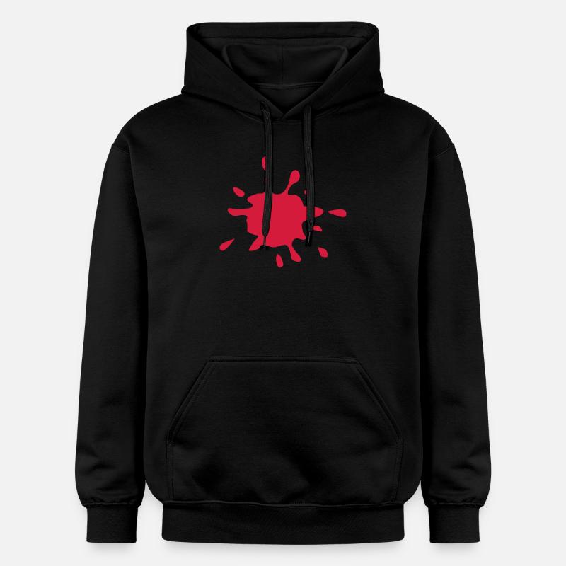 Klecks, Fleck - Kunst - Gildan Unisex Softstyle® Midweight Hoodie - Schwarz