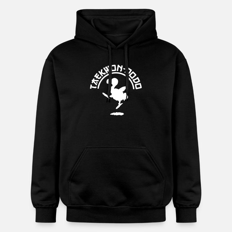 Taekwondo, Taekwon-Do + Dodo = Taekwon-dodo, Dodo - Sweat à capuche Softstyle® Gildan Unisexe - noir