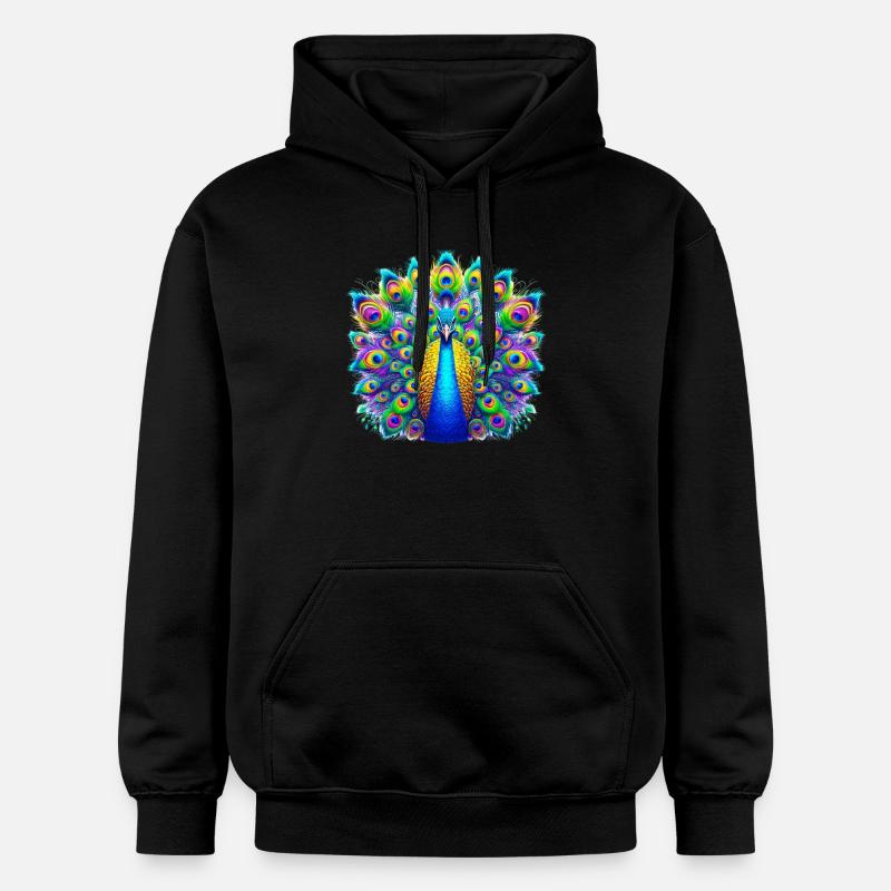 Paon - Sweat à capuche Softstyle® Gildan Unisexe - noir