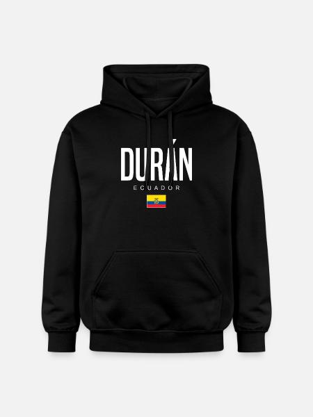 Durán Ecuador Ecuadorian - Gildan Unisex Softstyle® Midweight Hoodie - black