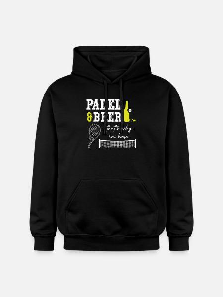 Padel_And_Beer - Sweat à capuche Softstyle® Gildan Unisexe - noir