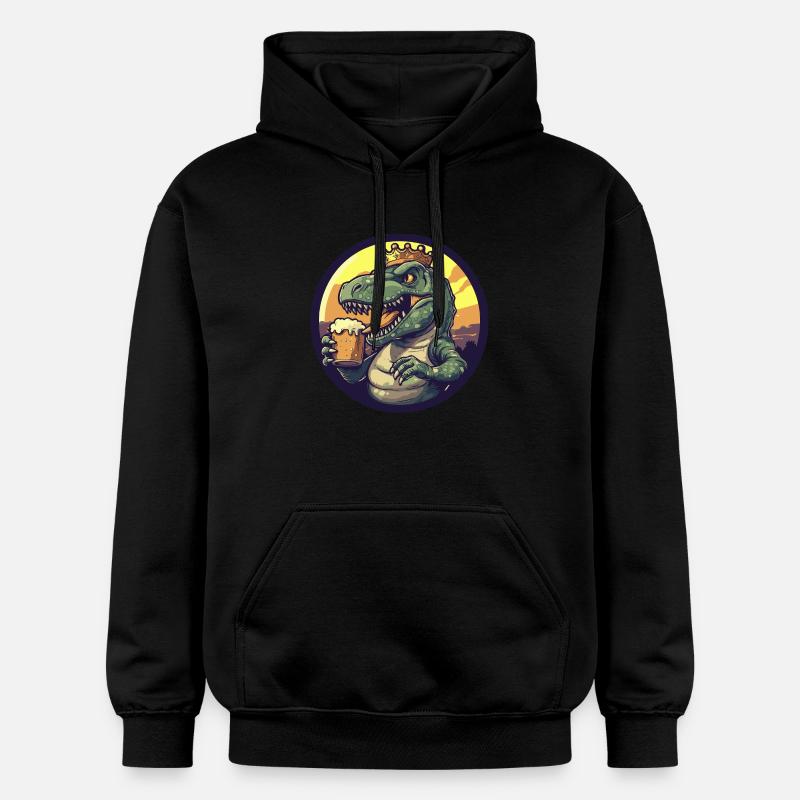 Bière Dinosaur T-Rex - Sweat à capuche Softstyle® Gildan Unisexe - noir