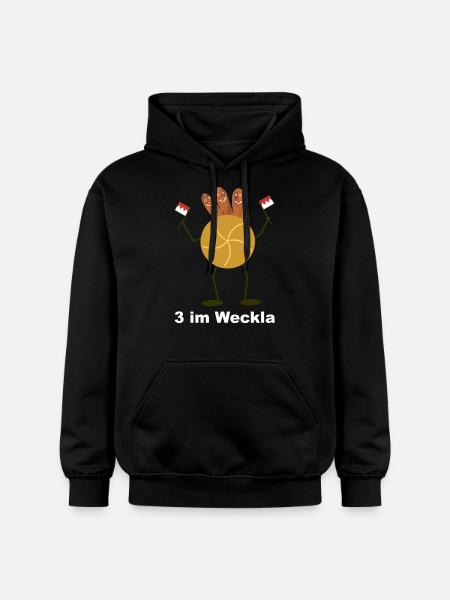 3_im_weckla_v2 - Gildan Unisex Softstyle® Midweight Hoodie - Schwarz