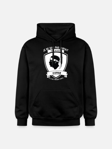 Corse Parfait - Sweat à capuche Softstyle® Gildan Unisexe - noir