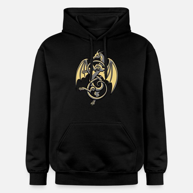 Celtic Dragon - Sweat à capuche Softstyle® Gildan Unisexe - noir