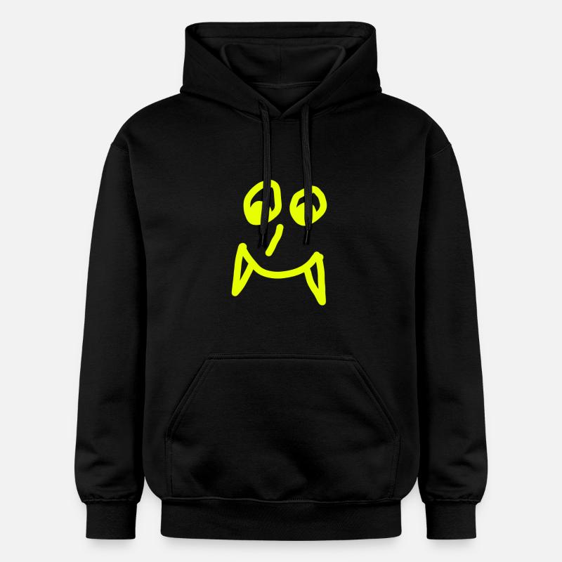 Le visage de Vampire - Sweat à capuche Softstyle® Gildan Unisexe - noir