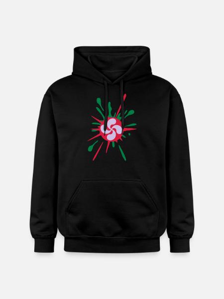 euskal design 4 - Gildan Unisex Softstyle® Midweight Hoodie - black