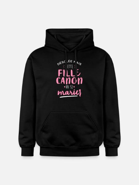 Cette fille canon evjf - Sweat à capuche Softstyle® Gildan Unisexe - noir
