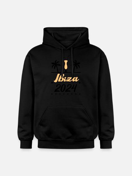 ibiza 2024 - Gildan Unisex Softstyle® Midweight Hoodie - Schwarz