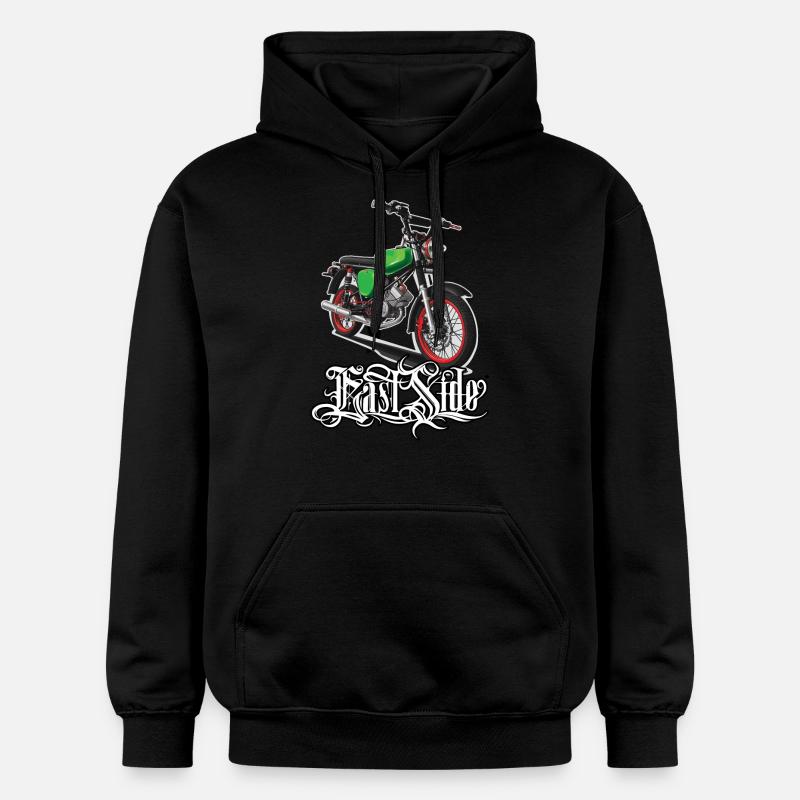 S51 (vert) // Illustration - Sweat à capuche Softstyle® Gildan Unisexe - noir