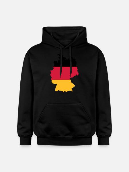 Deutschland - Gildan Unisex Softstyle® Midweight Hoodie - Schwarz