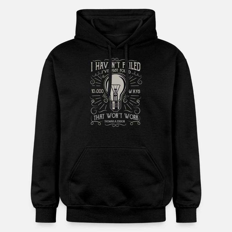 10000 façons par Edison - Sweat à capuche Softstyle® Gildan Unisexe - noir