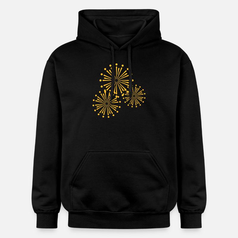 Firework Design - Sweat à capuche Softstyle® Gildan Unisexe - noir