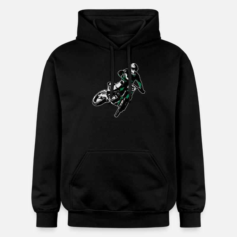 MotoCross - Sweat à capuche Softstyle® Gildan Unisexe - noir