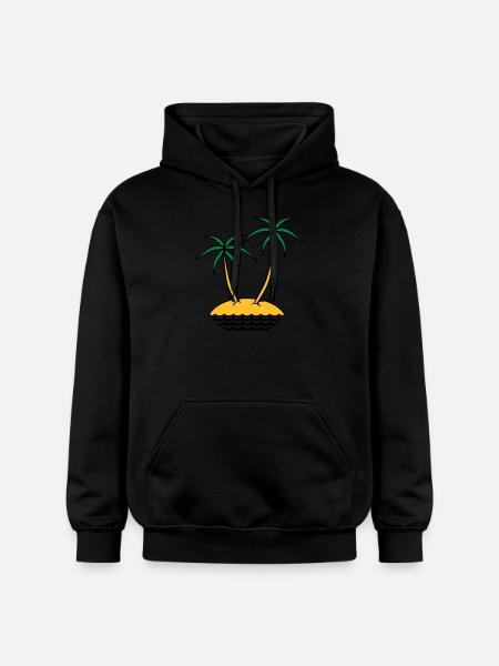 insel - Gildan Unisex Softstyle® Midweight Hoodie - Schwarz