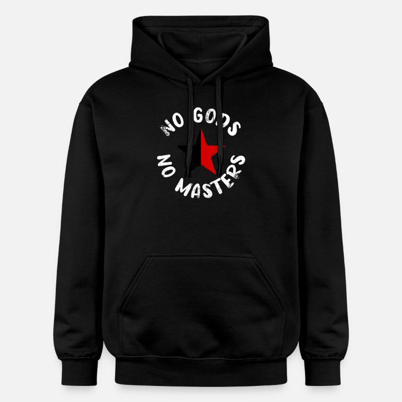 No Gods No Masters - Sweat à capuche Softstyle® Gildan Unisexe - noir