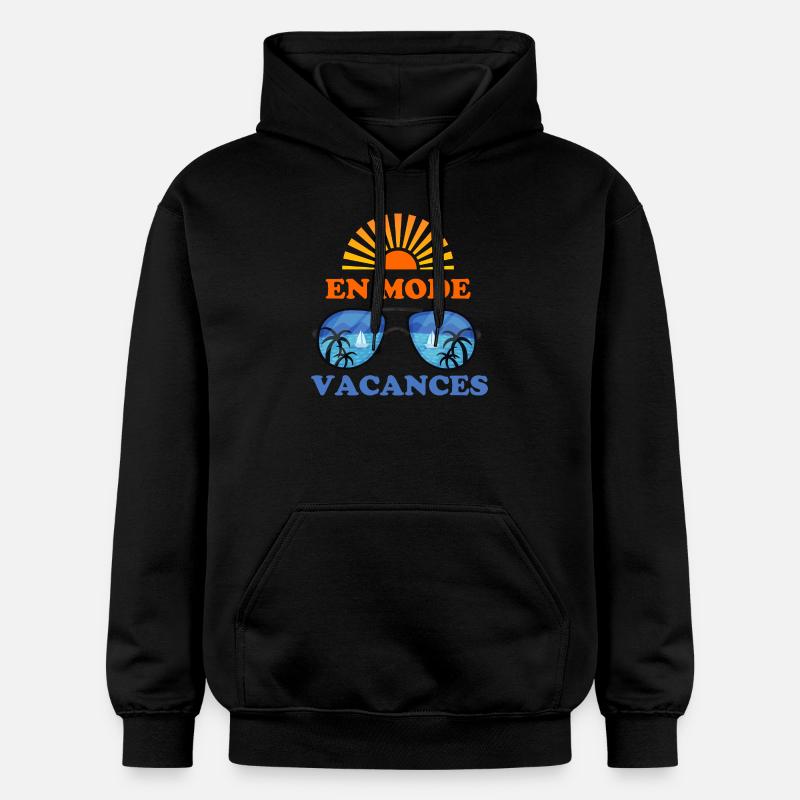 En mode vacances d été - Sweat à capuche Softstyle® Gildan Unisexe - noir