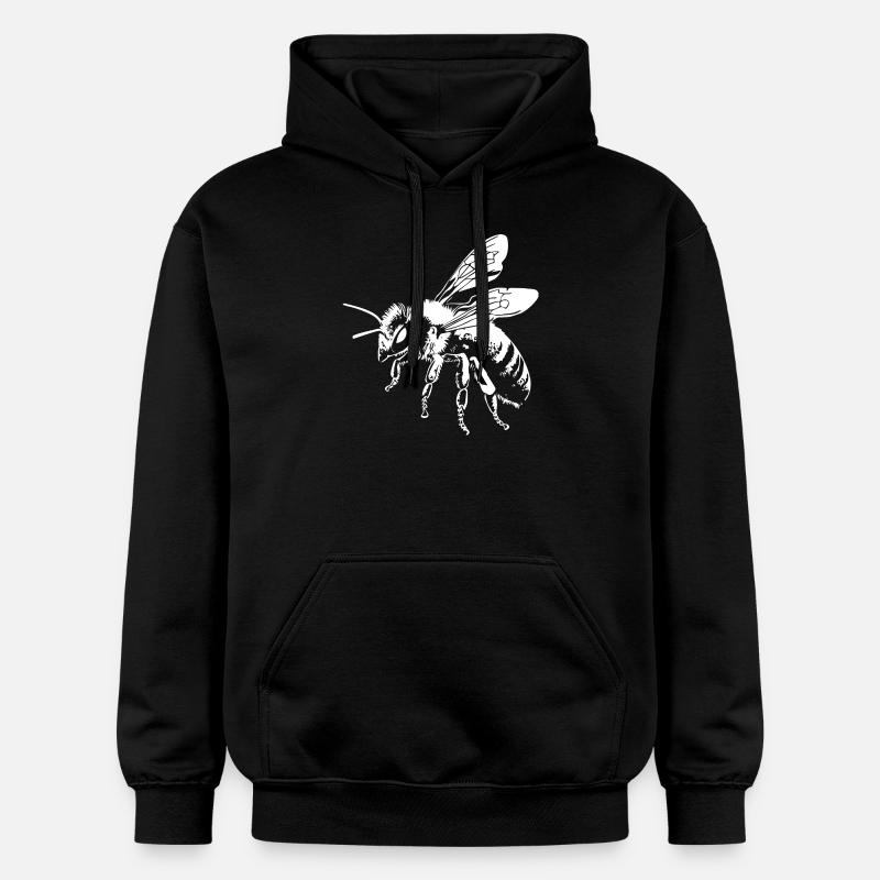 Abeille - Sweat à capuche Softstyle® Gildan Unisexe - noir