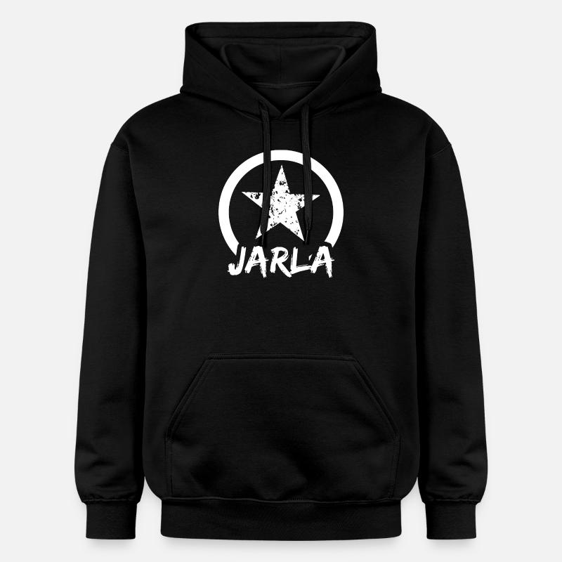 Prénom Jarla - Sweat à capuche Softstyle® Gildan Unisexe - noir