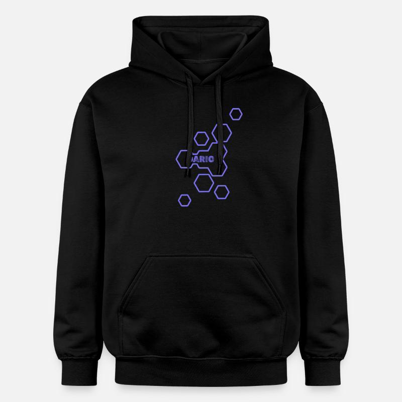 Dario comme nom - Sweat à capuche Softstyle® Gildan Unisexe - noir