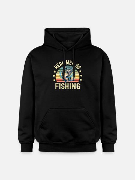 Angler Angeln Fischen - Gildan Unisex Softstyle® Midweight Hoodie - Schwarz