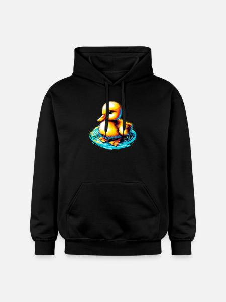 Duckling Duck Duck - Gildan Unisex Softstyle® Midweight Hoodie - black