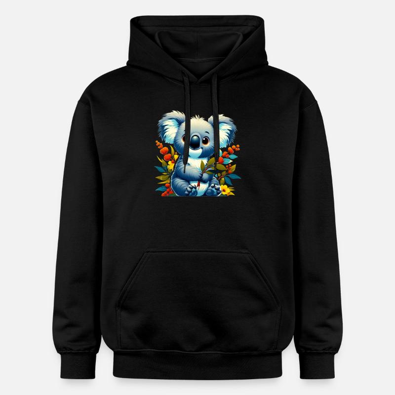 Koala - Sweat à capuche Softstyle® Gildan Unisexe - noir