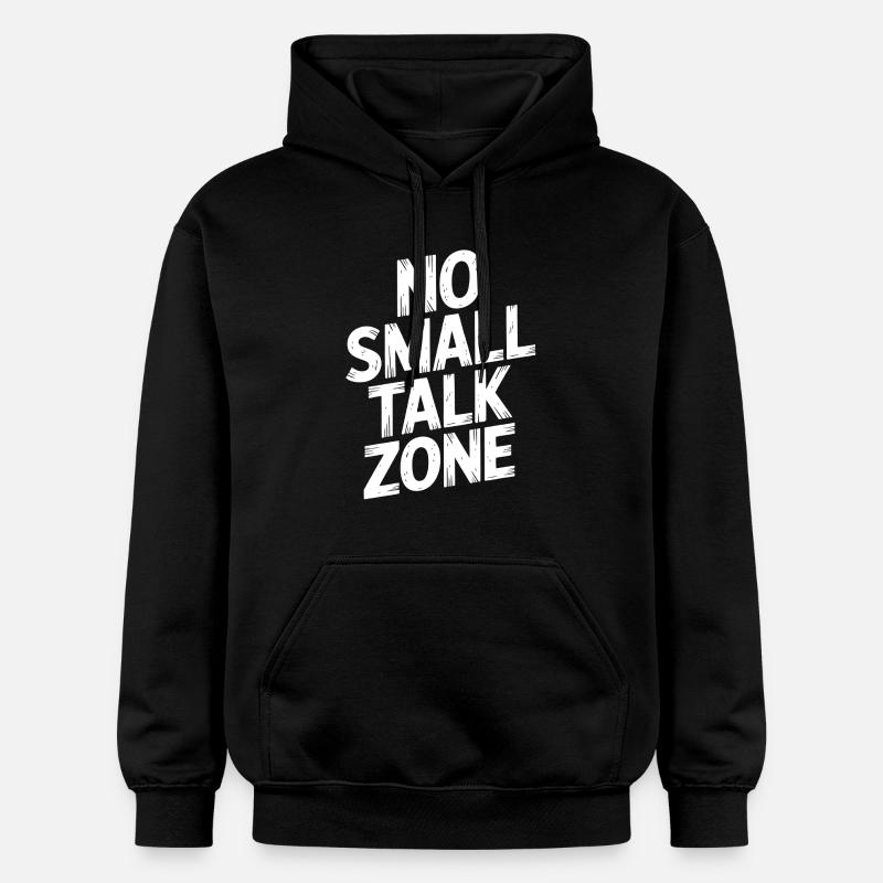 Pas de zone de bavardage - Sweat à capuche Softstyle® Gildan Unisexe - noir