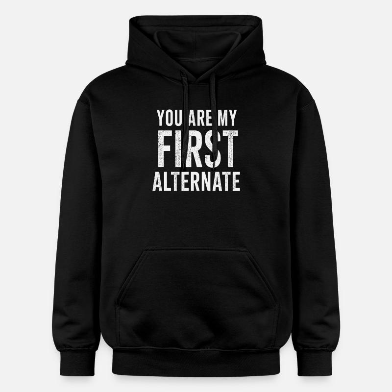 Tu es ma première remplaçante - Sweat à capuche Softstyle® Gildan Unisexe - noir