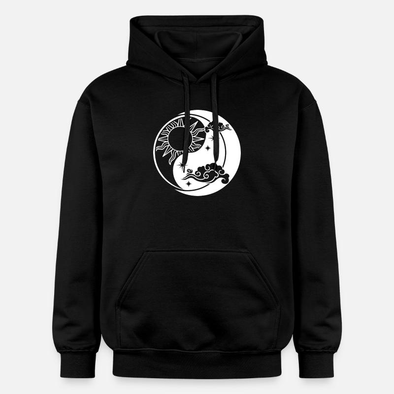Yin Yang - Sweat à capuche Softstyle® Gildan Unisexe - noir