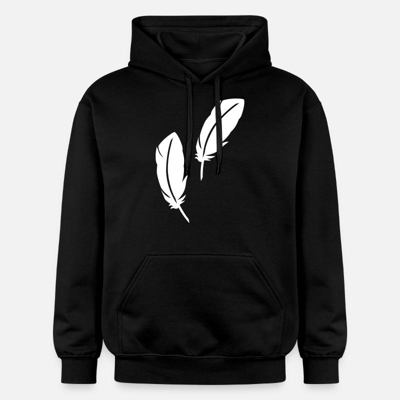 plumes - Sweat à capuche Softstyle® Gildan Unisexe - noir