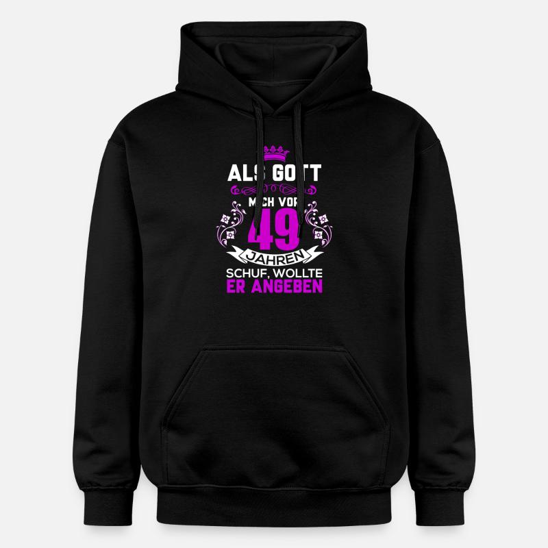 anniversaire 49 - Sweat à capuche Softstyle® Gildan Unisexe - noir