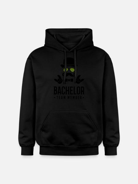 Bachelor Team Member - Gildan Unisex Softstyle® Midweight Hoodie - black