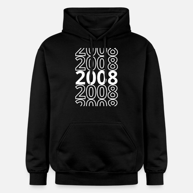 2008 2008 2008 - Sweat à capuche Softstyle® Gildan Unisexe - noir