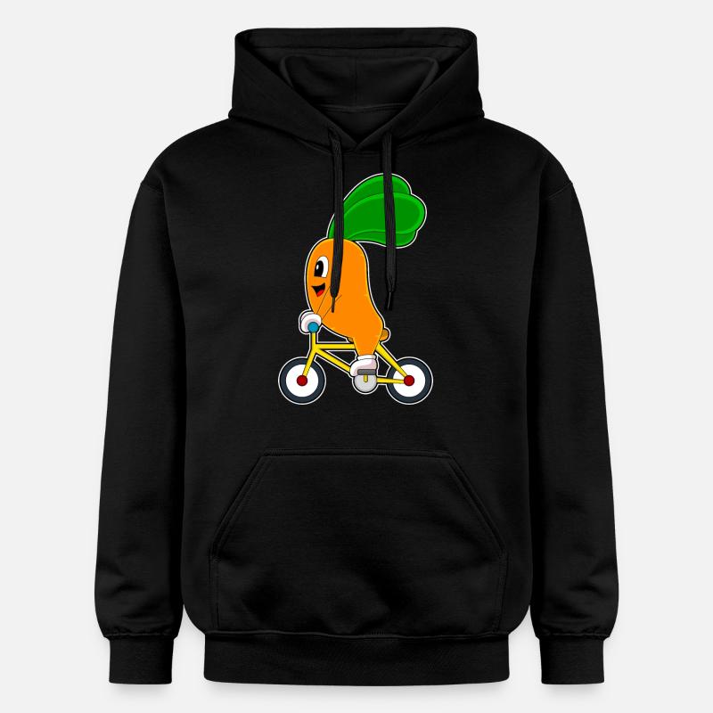 Carotte Vélo - Sweat à capuche Softstyle® Gildan Unisexe - noir