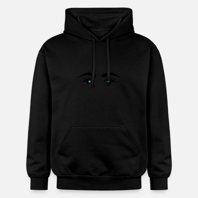 Yeux Sourcils - Sweat à capuche Softstyle® Gildan Unisexe - noir