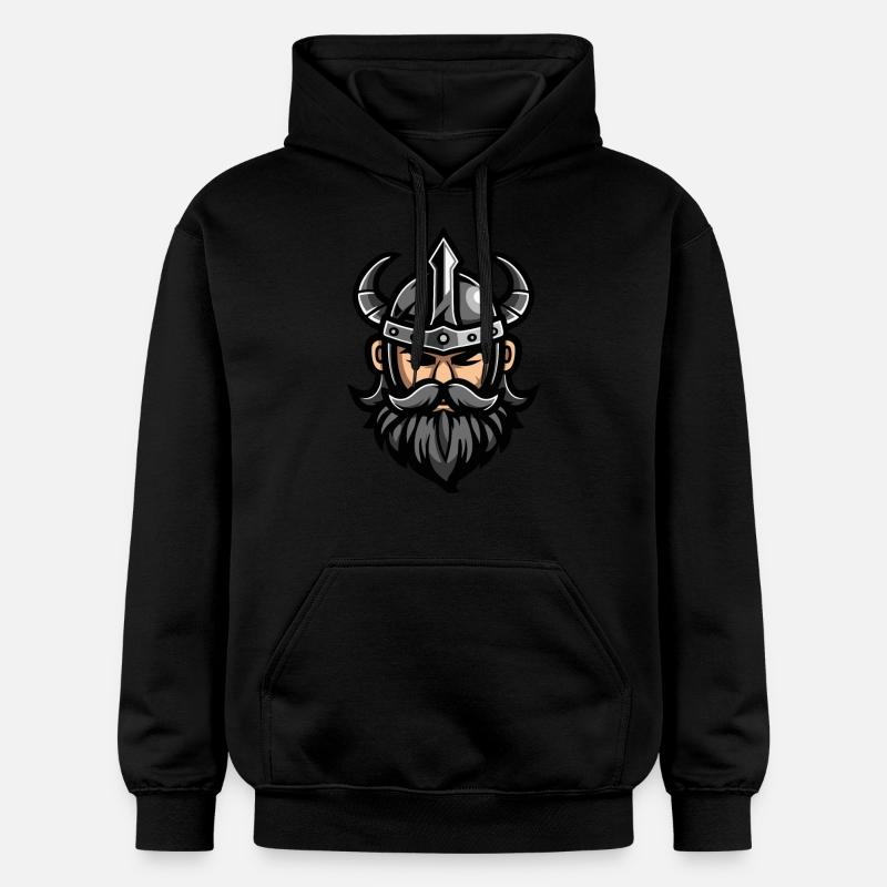 Viking Head Valhalla - Sweat à capuche Softstyle® Gildan Unisexe - noir