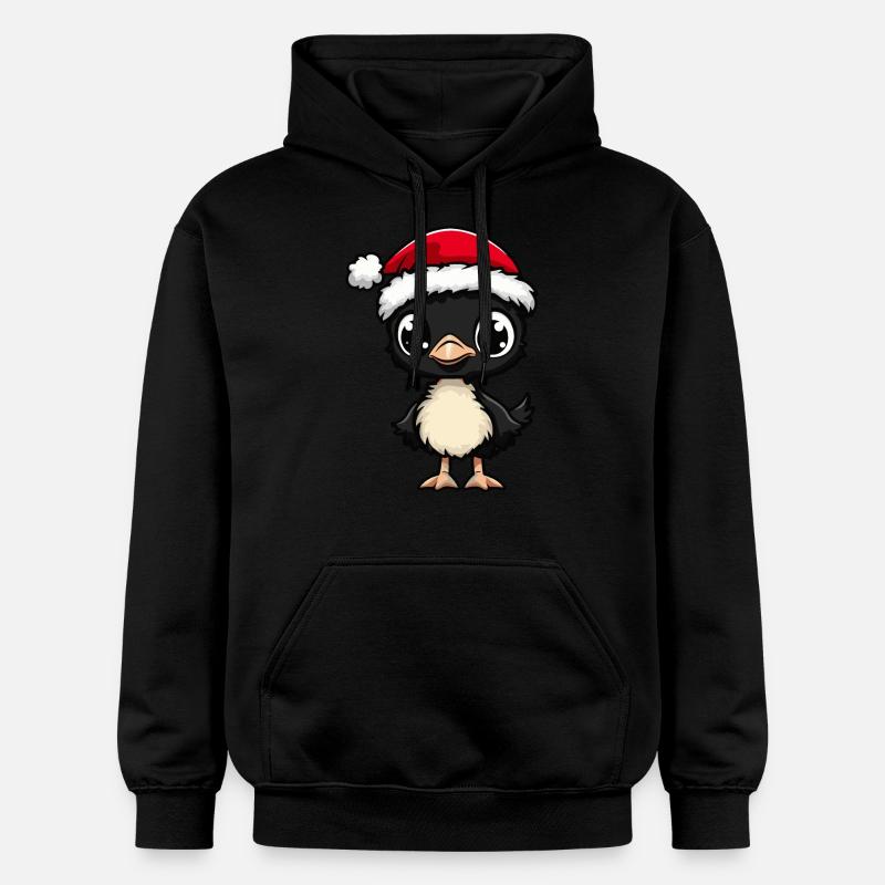 Bouquet Noël Mignon - Sweat à capuche Softstyle® Gildan Unisexe - noir